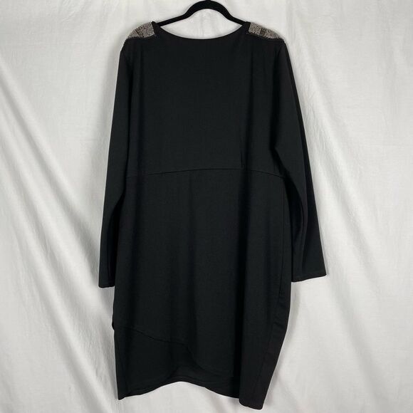 Rebel Wilson For Torrid Black Long Sleeve Midi Dress - Women’s 4/4XL - Picture 3 of 7